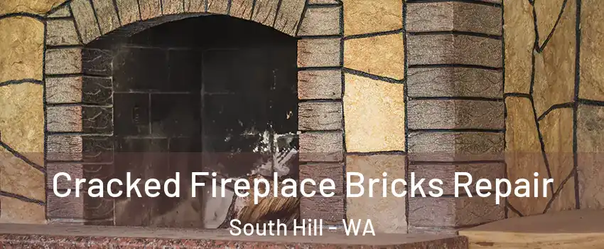  Cracked Fireplace Bricks Repair South Hill - WA