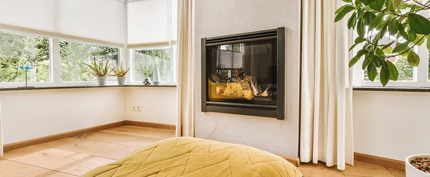Residential Fireplace Ceramic Glass Installation in South Hill, WA