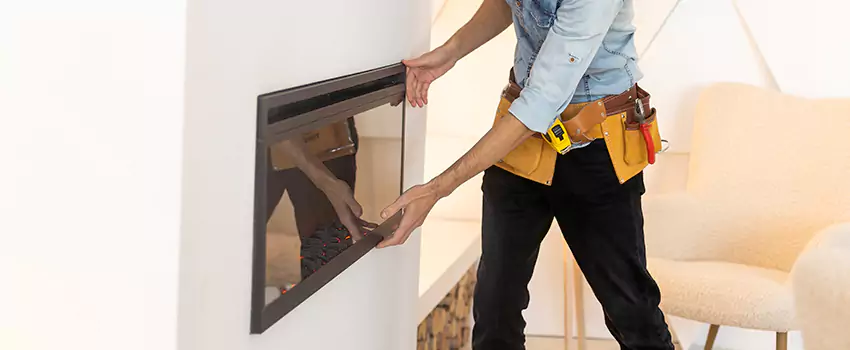 Metal Fireplace Installation in South Hill, Washington