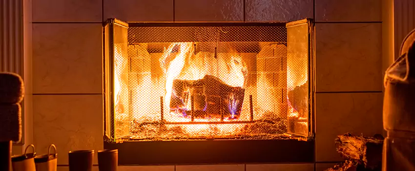 Mendota Hearth Landscape Fireplace Installation in South Hill, Washington