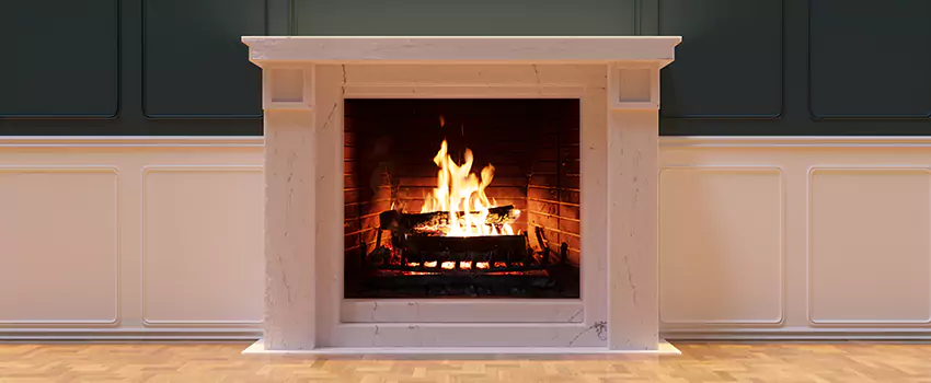 Open Flame Wood-Burning Fireplace Installation Services in South Hill, Washington