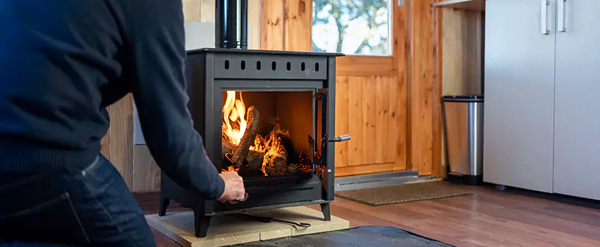Open Hearth Wood Fireplace Installation in South Hill, WA