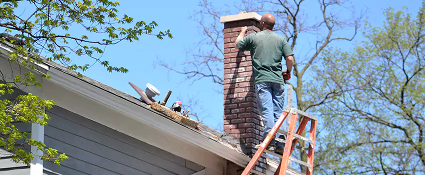 Vinyl and PVC Chimney Flashing Installation in South Hill, WA