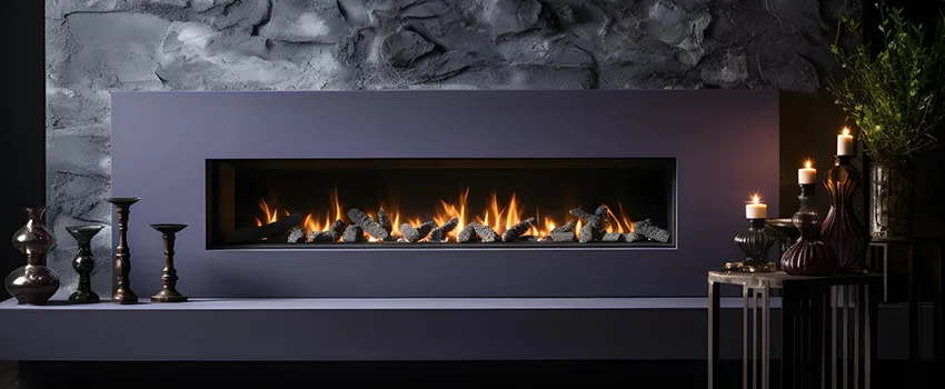 Ember Bed for Ventless Gas Fireplace in South Hill, WA