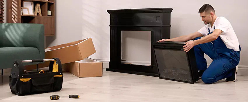 Old Rusted Metal Fireplace Repair And Replacement in South Hill, WA